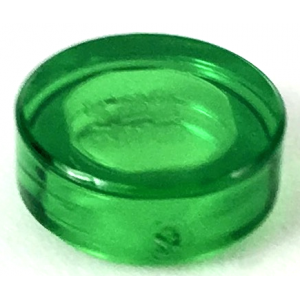 Tegel, Rond 1x1 Trans Green